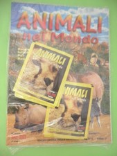 ALBUM FIGURINE Fol-Bo "Animali nel Mondo" + 5 Bustine Vuoto Empty  G4