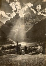 Cartolina Courmayeur Aosta Entreves viaggiata