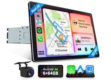 Android Car Radio CarPlay Android Auto 10.95" 2K QLED 4G LTE GPS 1DIN Multimedia