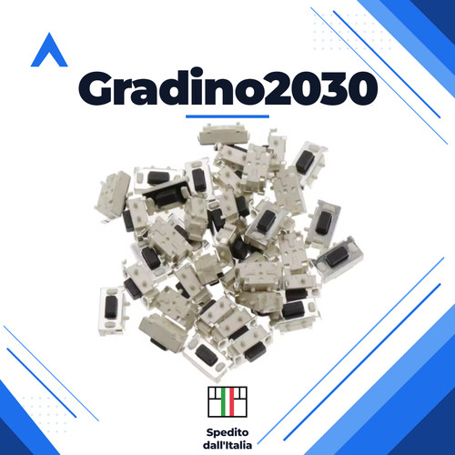 10x pulsanti tattili smd - 10x,