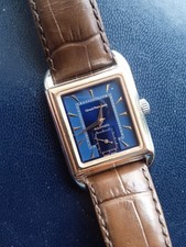 Girard Perregaux Richeville automatico acciaio 18k uomo raro quadrante blu