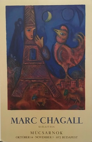 1972 original chagall poster - 1972,
