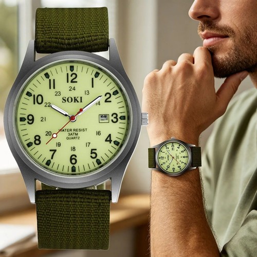 Orologio uomo militare stile - orologio,