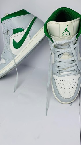 Jordan mid verde - jordan, verde/bianco