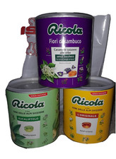 Latta barattolo Caramelle Ricola n.3 pezzi vuote