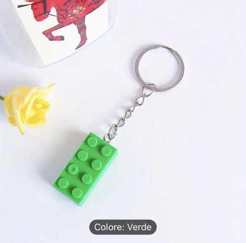 Portachiavi mattoncino lego - portachiavi,