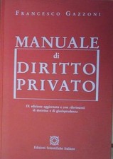 Gazzoni MANUALE DI DIRITTO