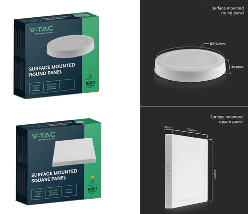 Pannello led applique - led,