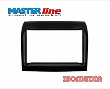 MASCHERINA RADIO 2 DIN COMPATIBILE FIAT DUCATO X250 DAL 2011 A 2015. NERO LUCIDO