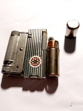 LOTTO DI 3 ACCENDINI A BENZINA accendino lighter