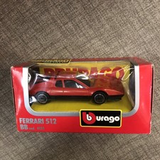 Burago Macchina Ferrari 512 BB 1/43 Rosso Nuova con scatola originale￼