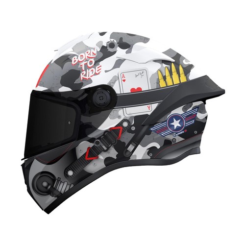 Casco moto integrale - mt, targo