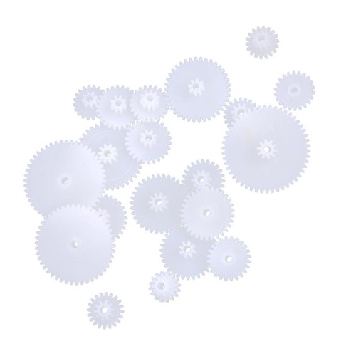 Tyle plastica ruote - plastica, dentate