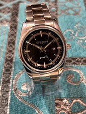 Orologio Uomo Chronos Nero Datario automatico Luminoso regolabile impermeabile