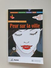 peur sur la ville A. Roy  libro  +CD AUDIO  livello 1 lingua francese hachette *