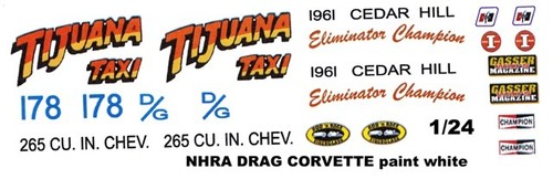 Tijuana taxi corvette 1961 - taxi,