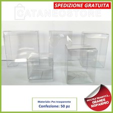 SCATOLE TRASPARENTI PVC