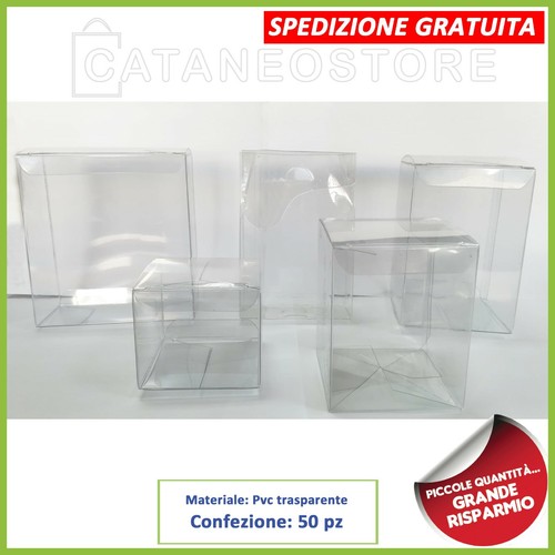 Scatole trasparenti pvc - scatole,