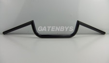 Manubrio Retro Clubman Custom Moto Cafe Racer Acciaio Nero 22mm 7/8"