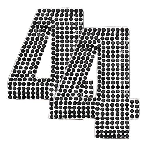Pezzi numeri adesivi con - 2,