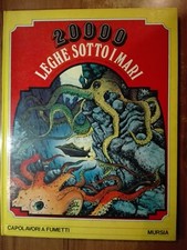 20000 LEGHE SOTTO I MARI capolavori a fumetti Mursia 1976 vintage