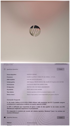 Laptop bs0xx i5 7200u - hp, i5-7200u