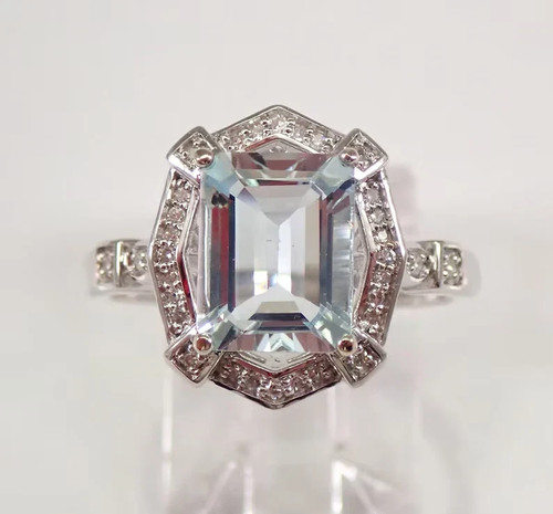 Anello taglio smeraldo - anello, 3