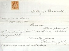 Antica lettera manoscritta
