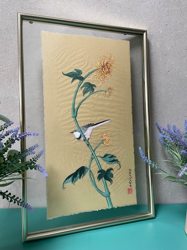 Vintage painting oriental - painting, art