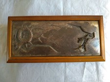 OTTAVIANI vintage scatola portagioie legno e argento 925