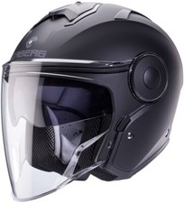 CASCO JET  CABERG SOHO NERO OPACO TAGLIA L