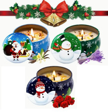 3 CANDELE NATALIZIE PROFUMATE