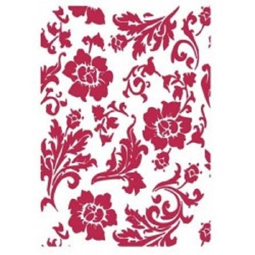Stencil tappezzeria fiori - tappezzeria,