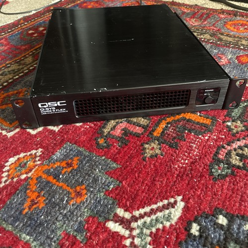 Qsc sys core flex - q-sys,