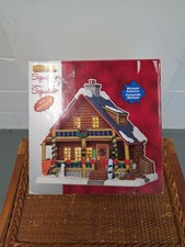 Lemax Signature Collection Log Cabin Michaels Ecc. Casa Villaggio di Natale nuova con scatola