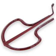 SCACCIAPENSIERI SARDO TRUNFA MARRANZANO IN FERRO VERNICIATO BORDEAUX CM. 8,5x6X2