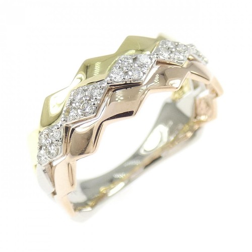Autentico anello con diamanti
