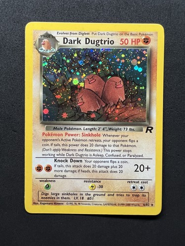 Dark dugtrio holo - dark,