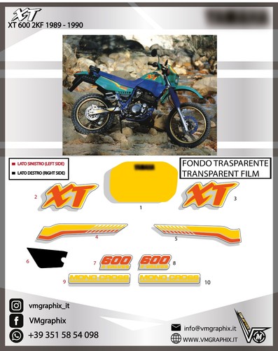 Adesivi 600 2kf 1989 1990 - adesivi,