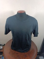 T-shirt Zara uomo grande nera