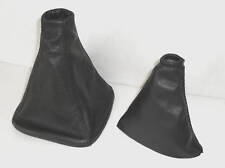 RANGE ROVER P38 95-02 CUFFIA CAMBIO E FRENO PELLE NERA