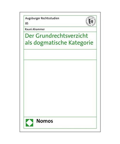 Der grundrechtsverzicht als - der,