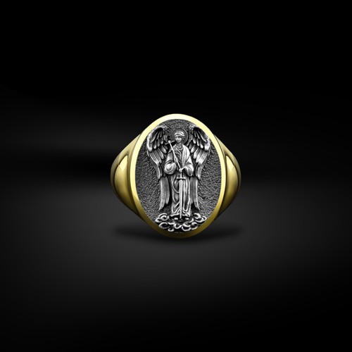 Anello uomo argento san - da, in