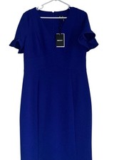 Abito tubino donna DKNY scollo