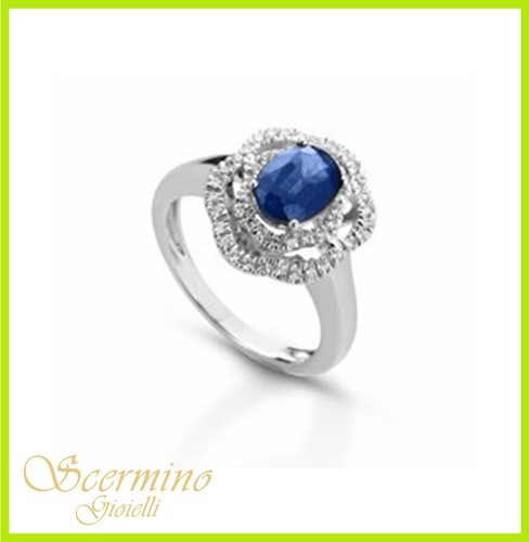 Anello oro bianco - oro, vero