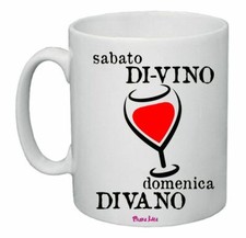 tazza ceramica 8x10 cm scritta