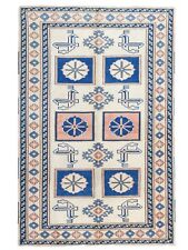 Tappeto di lana geometrico