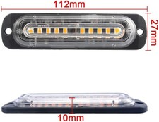 Lampeggiante Led Strobo Giallo