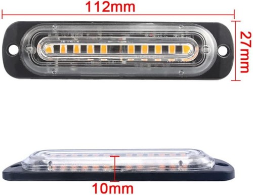 Lampeggiante led strobo - strobo, giallo
