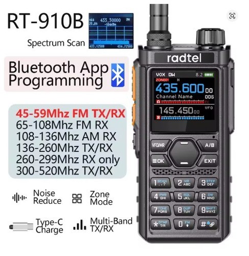 Radio radtel 910b app - rt-910b,